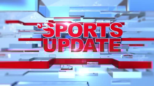 Modern 3D Sports Update Title Opener with Geometric Animation