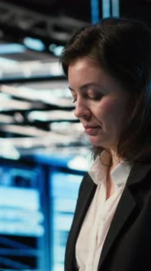 Vertical Video Optimizing Servers Virtual Graphics and System Administrator in Data Center