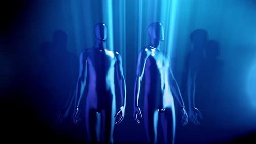 Humanoide Statuen Circle 04