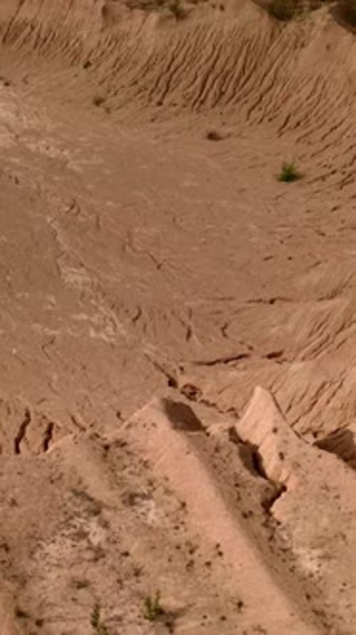 Vertical de la carrière aérienne de Sand