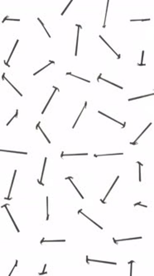 Vertical Falling Rusty Claw Hammers on White