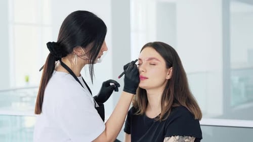 Preparation for Eyebrow Permanent Makeup