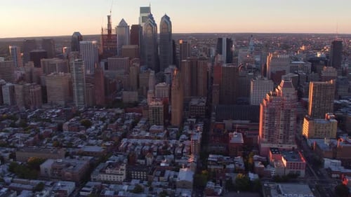 Aerial View of Philadelphia Pennsylvania Aerial