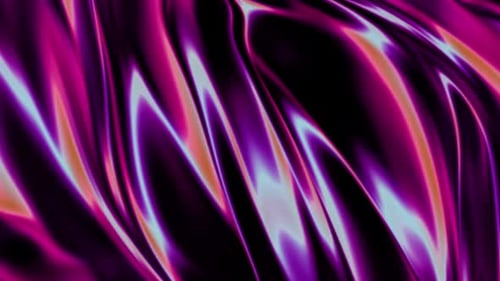 Liquid Metallic Purple Abstract Background