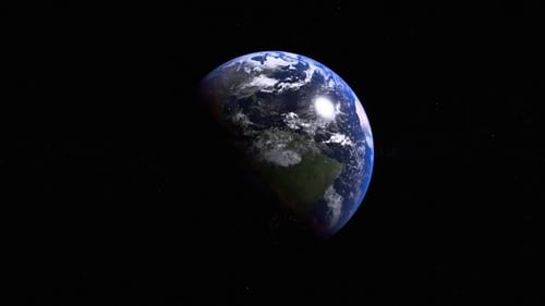 Realistic Earth Rotating