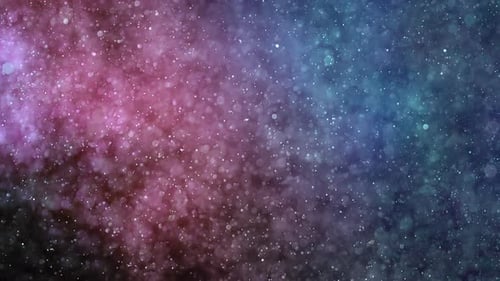 Colorful Particle and Bokeh