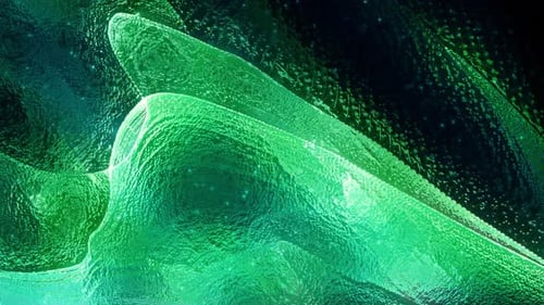 Eisgrüne Hintergrundschleife mit digitalen Wellen