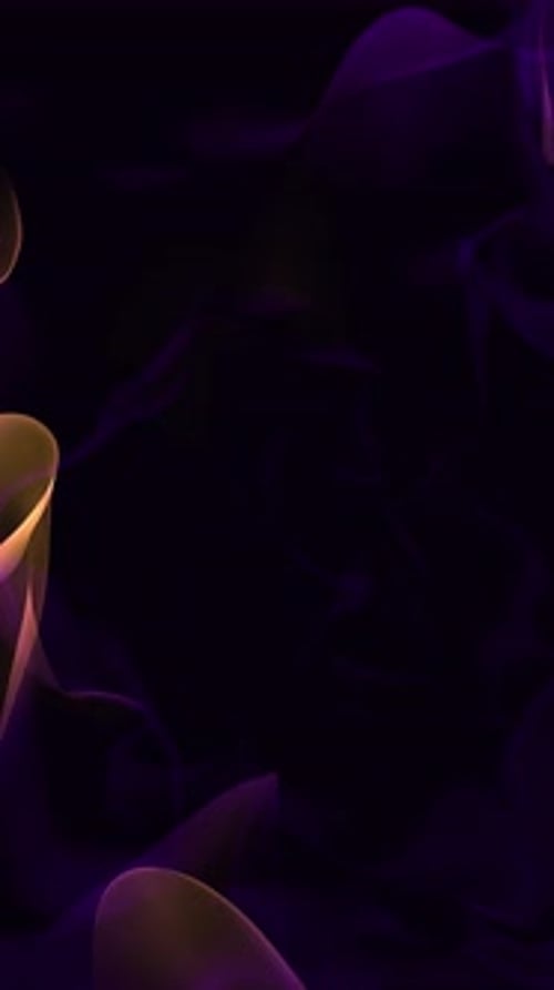 Deep Magenta and Gold Abstract Modern Orb Background Loop