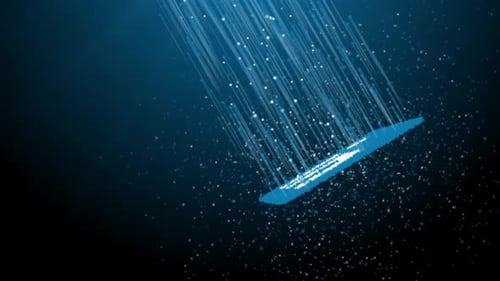 LinkedIn Logo Particle Animation 4K