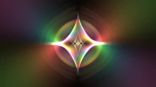 Dynamic Abstract Light Orb Loop Background