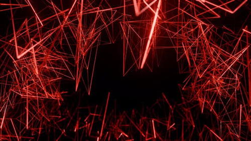 Vj Loop In 4K mit roten Strukturen im Hintergrund