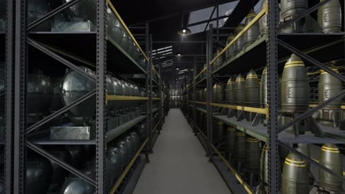 Military Bomb and Ammunition Storage Warehouse