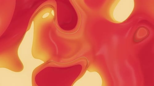 Abstract Flowing Liquid Shapes Background Animation