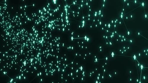 Glowing People Network for Digital Connections