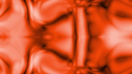 Abstract Orange Fluid Flowing Background Motion Graphic Loop