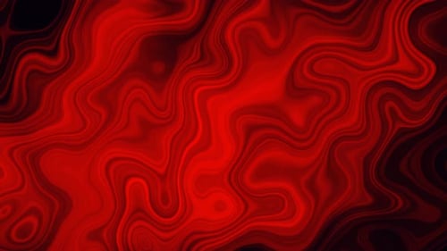 Abstract Red Liquid Flow Seamless Loop Background