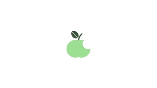 Apple Fruit Healthy Food symbol icon animation video