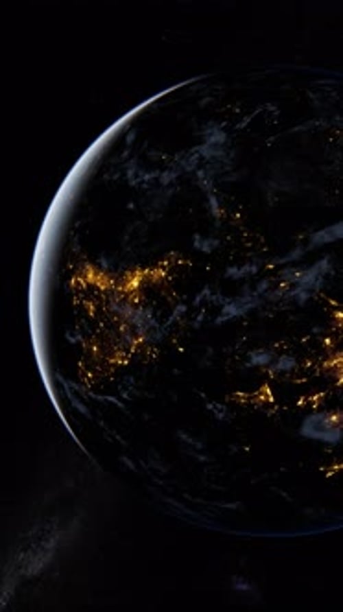 Earths Night View From Space