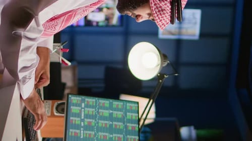 Vertical Video Broker Checking Market Shares Graphs