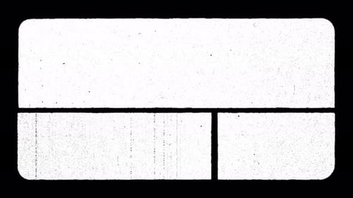 Collage Collection: Vintage screen effect in rectangular collage layout for closing shot