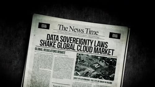 Les lois sur la souveraineté des données bouleversent les titres des journaux du marché mondial du cloud