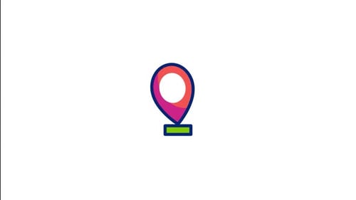 Airport Location Animated Icon