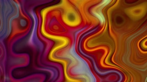 Vibrant Abstract Fluid Movement Flowing Background Loop