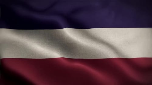 Seamless Loop Waving Fabric Flag Background Animation