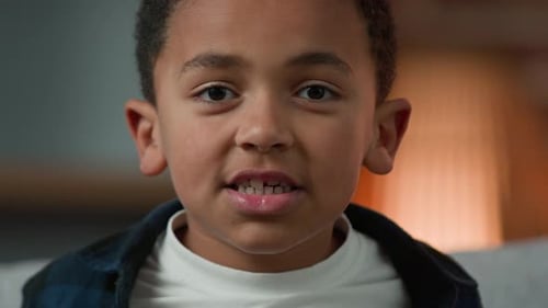 Child Face Close Up