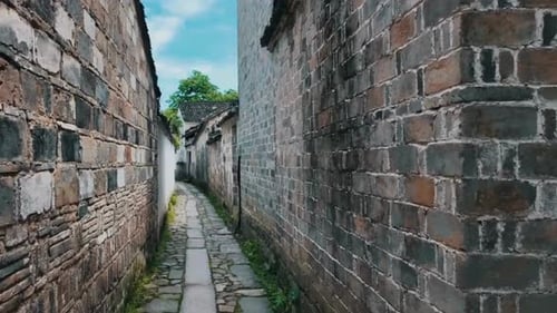 Old Town in China, 4K Shot