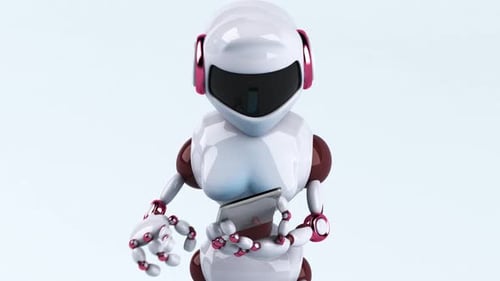 3D Robot Character Using a Digital Tablet