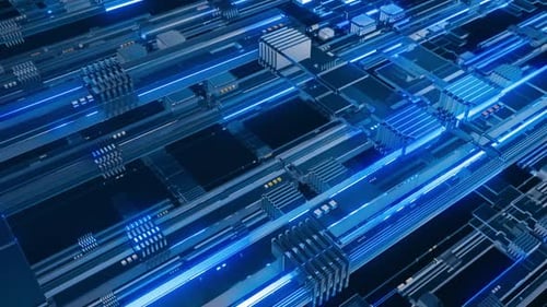 Looped technology Background