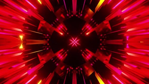 Égaliseur Hell Red pour Party Vj Loop Background Endless 4K
