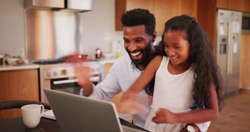 Video calling family members that live far away