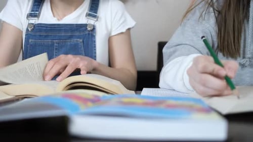 Students Studying