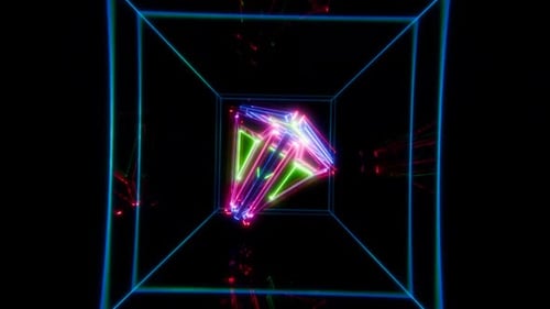 Patrones de caleidoscopio infinitos para experiencias inmersivas de VJ Loop en conciertos
