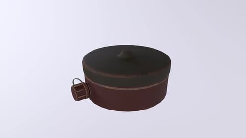 Pan 3d object rotating loop