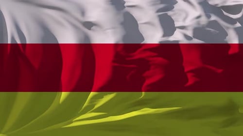 Realistic Waving Flag Background Animation