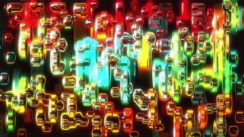 Glass Geometric Mosaic Bg 5