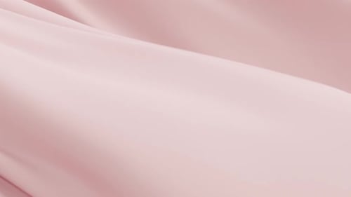 Soft Pink Flowing Fabric Background Loop