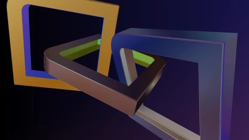 Fundo de movimento luxuoso de renderização em 3D