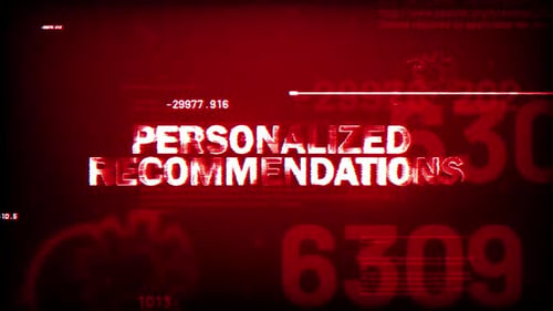 Personalized Recommendations On Warning Hack Background Screen