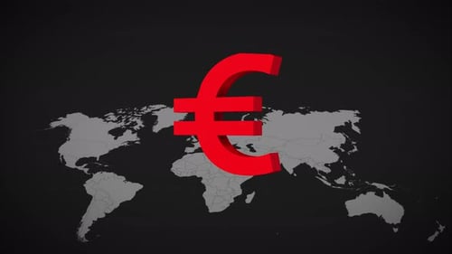 Euro Currency Symbol Animation