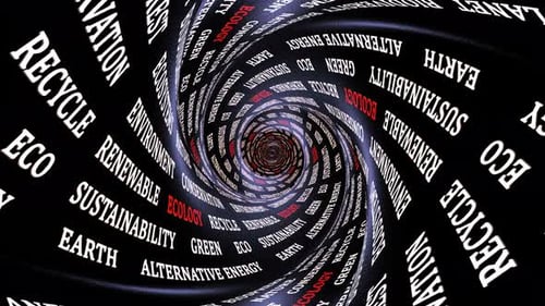 Ecology Keywords on the Tunnel Walls, Loop