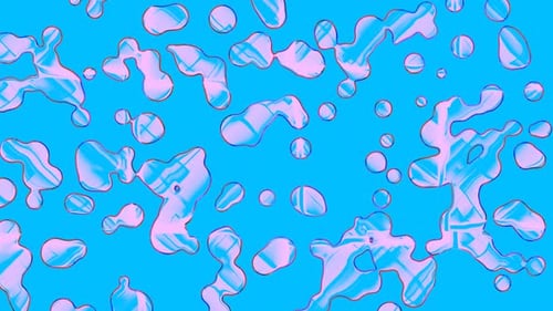 Abstract Fluid Morphing Shapes Background Animation