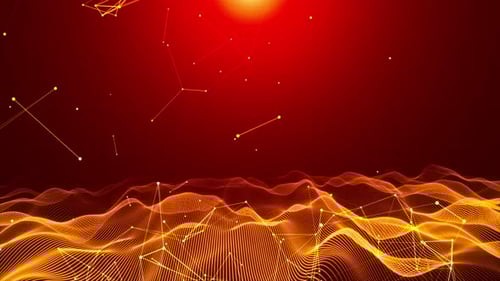 Red Plexus Technology Network Background Loop V5