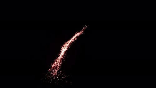 Golden Sparks Flow-Hintergrund
