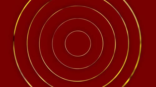 Luxury Red Circle Background