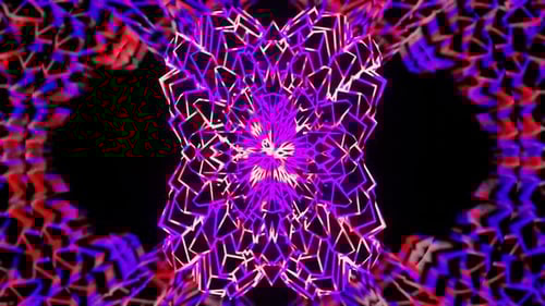 Kaleidoscope 2 Purple Loop Hd