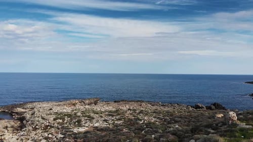 Seascape against sky